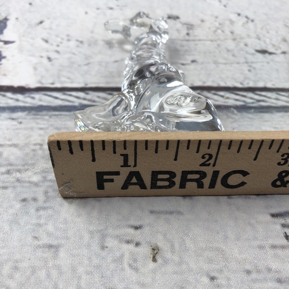 Vintage Princess House Pets Giraffe Figurine 24% Lead Crystal Made in Germany - Picture 8 of 11